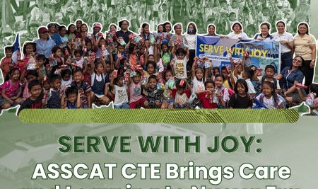SERVE WITH JOY: ASSCAT CTE Brings Care and Learning in Nueva Era