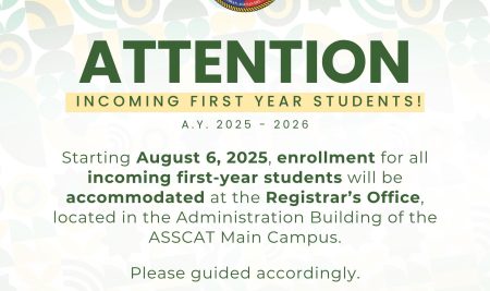 ATTENTION | Incoming First Year Students