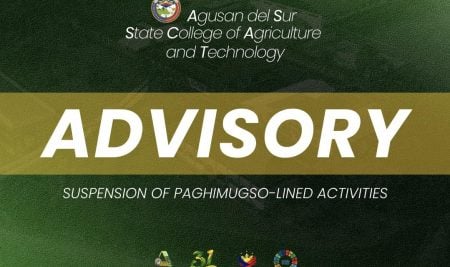 𝗔𝗗𝗩𝗜𝗦𝗢𝗥𝗬 | SUSPENSION OF PAGHIMUGSO-LINED ACTIVITIES
