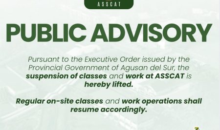 PUBLIC ADVISORY | ASSCAT Resumes Regular On-Site Classes and Operations