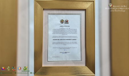 ASSCAT Granted University Status, Now Agusan del Sur State University