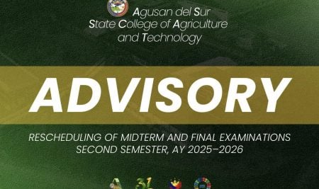 ADVISORY | Rescheduling of Midterm and Final Examinations (Second Semester, AY 2025–2026)