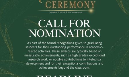 CALL FOR NOMINATIONS!