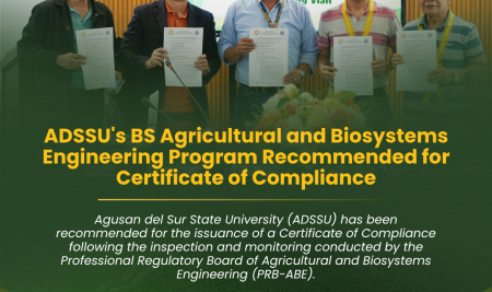 PRB-ABE Commends ADSSU’s Compliance with National Standards in Agricultural and Biosystems Engineering Education