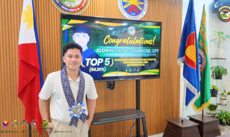ADSSU Recognizes March 2026 LEPT Top 5 Passer with Incentive and Commendation