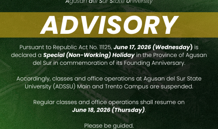 ADVISORY | Special Non-Working Holiday