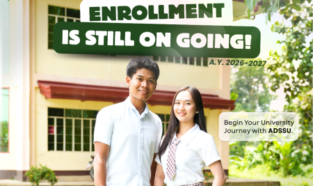 Enrollment for the First Semester, A.Y. 2026-2027 is still ongoing!