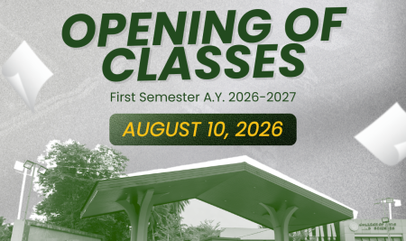 OPENING OF CLASSES