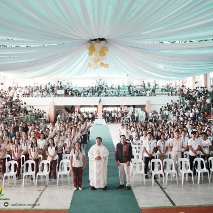 ADSSU Begins the Week in Faith and Public Service