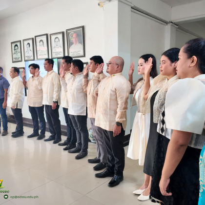 ADSSU Welcomes 17 Newly Hired Personnel in Oath-Taking Ceremony